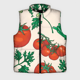 Мужской жилет утепленный 3D с принтом Летние овощи ,  |  | 3d | зелень | летние | лето | лук | овощи | петрушка | помидоры | популярные | томаты