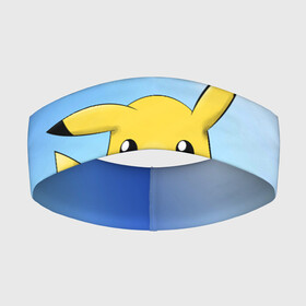 Повязка на голову 3D с принтом Пикачу ,  |  | pikachu | pokemon | аниме | зверек | мультик | мультфильм | пика | пикачу | покемон | покемоны