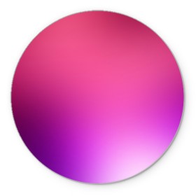 Коврик для мышки круглый с принтом Нежный цвет , резина и полиэстер | круглая форма, изображение наносится на всю лицевую часть | красный | нежный цвет | плавный переход | фиолетовый