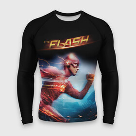 Мужской рашгард 3D с принтом The Flash ,  |  | barry allen | the flash | vdzabma | барри аллен | флэш