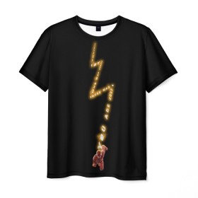 Мужская футболка 3D с принтом The Flash , 100% полиэфир | прямой крой, круглый вырез горловины, длина до линии бедер | Тематика изображения на принте: barry allen | the flash | vdzabma | барри аллен | флэш