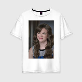Женская футболка хлопок Oversize с принтом Caitlin Snow , 100% хлопок | свободный крой, круглый ворот, спущенный рукав, длина до линии бедер
 | caitlin snow | the flash | vdzabma | кейтлин сноу | флэш