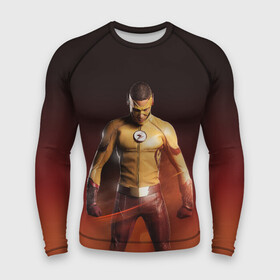 Мужской рашгард 3D с принтом Wally West ,  |  | kid flash | the flash | vdzabma | wally west | кид флэш | уолли уэст | флэш