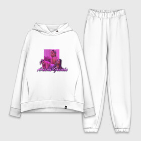 Женский костюм хлопок Oversize с принтом Ariana Grande   7 rings ,  |  | 7 rings | ariana | ariana grande | grande | thank u next | ариана | ариана гранде | гранде