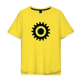 Мужская футболка хлопок Oversize с принтом Заводной апельсин , 100% хлопок | свободный крой, круглый ворот, “спинка” длиннее передней части | 