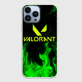 Чехол для iPhone 13 Pro Max с принтом VALORANT FIRE | ВАЛОРАНТ ОГОНЬ ,  |  | Тематика изображения на принте: breach | cs go | cypher | jett | league of legends | legends of runeterra | lol | omen | overwatch | phoenix | riot | riot games | sage | sona | sova | valorant | viper | валорант | кс го | лига легенд | лол