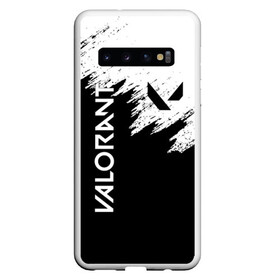 Чехол для Samsung Galaxy S10 с принтом VALORANT | ВАЛОРАНТ , Силикон | Область печати: задняя сторона чехла, без боковых панелей | Тематика изображения на принте: breach | cs go | cypher | jett | league of legends | legends of runeterra | lol | omen | overwatch | phoenix | riot | riot games | sage | sona | sova | valorant | viper | валорант | лига легенд | лол