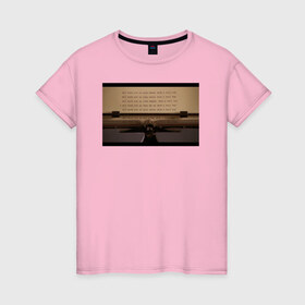 Женская футболка хлопок с принтом The Shining , 100% хлопок | прямой крой, круглый вырез горловины, длина до линии бедер, слегка спущенное плечо | the shining | vdosadir | сияние | стэнли кубрик