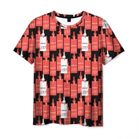 Мужская футболка 3D с принтом Room 237 Pattern , 100% полиэфир | прямой крой, круглый вырез горловины, длина до линии бедер | the shining | vdosadir | сияние | стэнли кубрик