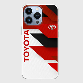 Чехол для iPhone 13 Pro с принтом TOYOTA | ТОЙОТА ,  |  | 2020 | alphard | auto | camry | corolla | highlander | hilux | land cruiser 200 | prado | rav4 | sport | supra | toyota | tundra | авто | автомобиль | автомобильные | альфард | бренд | камри | марка | машины | спорт | тойота