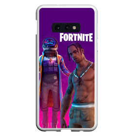 Чехол для Samsung S10E с принтом Travis Scott Fortnite , Силикон | Область печати: задняя сторона чехла, без боковых панелей | 23 24 апреля | astronomical | epic games | fortnite | travis scott | концерт | концерт рэпера трэвиса скотта в fortnite | скин travis scott | тревис | трэвис скот | трэвис скотт | фортнайт