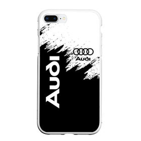 Чехол для iPhone 7Plus/8 Plus матовый с принтом AUDI , Силикон | Область печати: задняя сторона чехла, без боковых панелей | audi | auto | rs | sport | авто | автомобиль | автомобильные | ауди | бренд | марка | машины | спорт