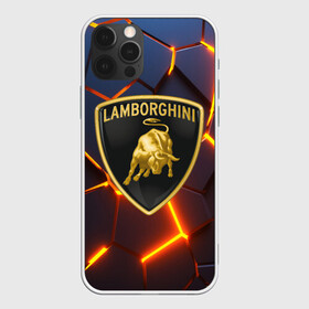 Чехол для iPhone 12 Pro Max с принтом LAMBORGHINI | ЛАМБОРГИНИ , Силикон |  | abstraction | auto | brand | geometry | hexagon | lamborghini | neon | paints | sport | stripes | texture | triangle | абстракция | авто | автомобиль | автомобильные | бренд | брызги | геометрия | краски | ламборгини | марка | машины | неон | неоновый