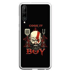 Чехол для Honor P30 с принтом God of War Cook it Boy , Силикон | Область печати: задняя сторона чехла, без боковых панелей | atreus | god of war | god of war 4 | gow | kratos | ps4 | атрей | бог войны | гов | зы4 | кратос | левиафан | мальчик | мимир | мировой змей | пиратs | руны | эксклюзив