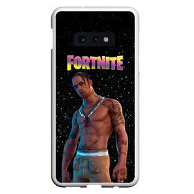 Чехол для Samsung S10E с принтом Travis Scott Fortnite , Силикон | Область печати: задняя сторона чехла, без боковых панелей | astronomical | epic games | fortnite | travis scott | ивент | ивент fortnite | концерт | концерт fortnite | скин travis scott | тревис | трэвис скотт | фортнайт