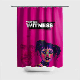 Штора 3D для ванной с принтом The Witness , 100% полиэстер | плотность материала — 100 г/м2. Стандартный размер — 146 см х 180 см. По верхнему краю — пластиковые люверсы для креплений. В комплекте 10 пластиковых колец | love death  robots | love death and robots | love death robots | sonnies edge | the witness | witness | zima blue