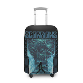 Чехол для чемодана 3D с принтом Scorpions , 86% полиэфир, 14% спандекс | двустороннее нанесение принта, прорези для ручек и колес | klaus meine | live in munich | return to forever | rock music | scorpions | you like | клаус майне | маттиас ябс | рудольф шенкер | скорпионз