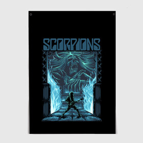 Постер с принтом Scorpions , 100% бумага
 | бумага, плотность 150 мг. Матовая, но за счет высокого коэффициента гладкости имеет небольшой блеск и дает на свету блики, но в отличии от глянцевой бумаги не покрыта лаком | Тематика изображения на принте: klaus meine | live in munich | return to forever | rock music | scorpions | you like | клаус майне | маттиас ябс | рудольф шенкер | скорпионз