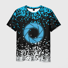 Мужская футболка 3D с принтом Portal , 100% полиэфир | прямой крой, круглый вырез горловины, длина до линии бедер | aperture science | black mesa xen | half life | portal | portal 2 | valve | игра | портал