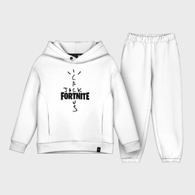 Детский костюм хлопок Oversize с принтом FORTNITE X TRAVIS SCOTT ,  |  | astro | astronomical | astroworld | cactus | fort | fortnite | jack | nite | nomical | scott | travis | world | астро | астрономикал | джек | джэк | кактус | найт | номикал | скотт | трэвис | форт | фортнайт