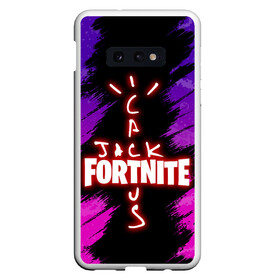 Чехол для Samsung S10E с принтом FORTNITE X TRAVIS SCOTT , Силикон | Область печати: задняя сторона чехла, без боковых панелей | astro | astronomical | astroworld | cactus | fort | fortnite | jack | nite | nomical | scott | travis | world | астро | астрономикал | джек | джэк | кактус | найт | номикал | скотт | трэвис | форт | фортнайт