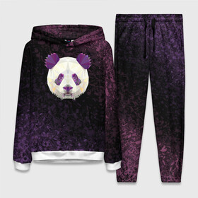 Женский костюм 3D (с толстовкой) с принтом Панда ,  |  | animal | cute panda | mood | pandas | животное | милая пандочка | настроение | панда | панды