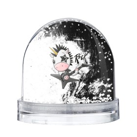 Снежный шар с принтом Единорог рокер , Пластик | Изображение внутри шара печатается на глянцевой фотобумаге с двух сторон | music | rock | rock music | единорог | метал | металл | милый | милый единорог | музыкант | рокер | тяжелая музыка