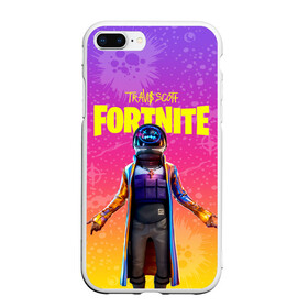 Чехол для iPhone 7Plus/8 Plus матовый с принтом TRAVIS SCOTT+FORTNITE , Силикон | Область печати: задняя сторона чехла, без боковых панелей | america | astro jack | astroworld | cactus jack | fortnite | fortnite 2 | fortnite х | rap | travis scott | usa | wish you were here | америка | астро джек | зарубежный реп | кактус джек | реп | сша | трэвис скотт | фортнайт | фортнайт 2