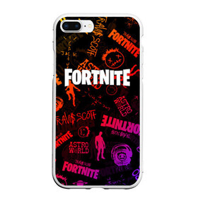 Чехол для iPhone 7Plus/8 Plus матовый с принтом TRAVIS SCOTT+FORTNITE , Силикон | Область печати: задняя сторона чехла, без боковых панелей | america | astro jack | astroworld | cactus jack | fortnite | fortnite 2 | fortnite х | rap | travis scott | usa | wish you were here | америка | астро джек | зарубежный реп | кактус джек | реп | сша | трэвис скотт | фортнайт | фортнайт 2