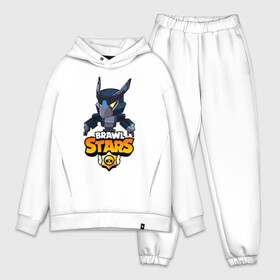 Мужской костюм хлопок OVERSIZE с принтом BRAWL STARS CROW BLACK ,  |  | bibi | brawl stars | crow | leon | leon shark | max | mecha crow | mr.p | phoenix | sally leon | sprout | stars | unicorn | virus 8 bit | werewolf | биби | ворон | леон | оборотень | пингвин