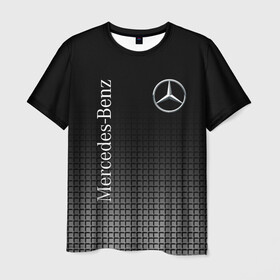 Мужская футболка 3D с принтом MERCEDES-BENZ  , 100% полиэфир | прямой крой, круглый вырез горловины, длина до линии бедер | amg | auto | brabus | mercedes | sport | авто | автомобиль | автомобильные | амг | брабус | бренд | марка | машины | мерседес | спорт