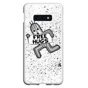 Чехол для Samsung S10E с принтом FREE HUGS , Силикон | Область печати: задняя сторона чехла, без боковых панелей | 7 remake | aerith | fantasy | ff7 | final | ps4 | red | shinra | square enix | vii remake | vii ремейк | айрис | последняя | ред | фантазия | фф7 | шинра