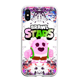 Чехол для iPhone XS Max матовый с принтом Sakura Spike Brawl Stars , Силикон | Область печати: задняя сторона чехла, без боковых панелей | Тематика изображения на принте: brawl | brawl stars | sakura spike | spike | бравл | бравл кактус | бравл старс | кактус | сакура спайк | спайк | спайк бравл старс