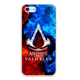 Чехол для iPhone 5/5S матовый с принтом ASSASSIN`S CREED VALHALLA , Силикон | Область печати: задняя сторона чехла, без боковых панелей | slayer | valhalla | vikings | асасин | ассасин крид | ассассин | вальхалла | викинги | тамплиеры