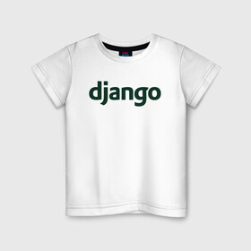 Детская футболка хлопок с принтом Django , 100% хлопок | круглый вырез горловины, полуприлегающий силуэт, длина до линии бедер | django | джанго