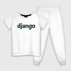 Детская пижама хлопок с принтом Django , 100% хлопок |  брюки и футболка прямого кроя, без карманов, на брюках мягкая резинка на поясе и по низу штанин
 | Тематика изображения на принте: django | джанго