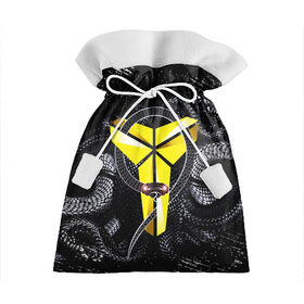 Подарочный 3D мешок с принтом Los Angeles Lakers(Kobe Bryan) , 100% полиэстер | Размер: 29*39 см | kobe bryan | lakers | los angeles | баскетбол | баскетболист | змея | коби | коби брайант | кобра | лейкерс | нба | победитель | спорт | чемпион