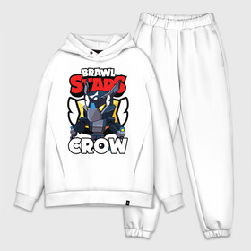 Мужской костюм хлопок OVERSIZE с принтом B.S. MECHA CROW ,  |  | bibi | brawl stars | crow | leon | leon shark | max | mecha crow | mr.p | phoenix | sally leon | sprout | stars | unicorn | virus 8 bit | werewolf | биби | ворон | леон | оборотень | пингвин