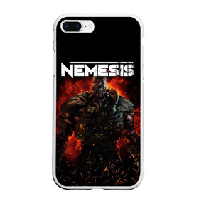 Чехол для iPhone 7Plus/8 Plus матовый с принтом Nemesis , Силикон | Область печати: задняя сторона чехла, без боковых панелей | jill valentine | nemesis | racoon city | resident evil | resident evil 3 | обитель зла | ракун сити