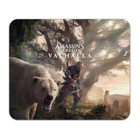 Коврик для мышки прямоугольный с принтом Assassin’s Creed Valhalla , натуральный каучук | размер 230 х 185 мм; запечатка лицевой стороны | action | creed | eivor | rpg | ubisoft | valhalla | viking | vikings | англия | ассасин | ассасина | вальгалла | викинг | викинги | кредо | эйвор