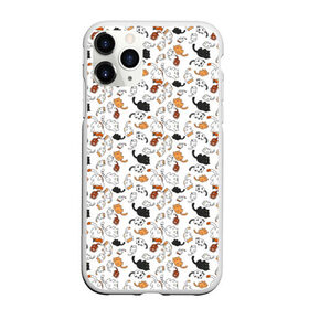 Чехол для iPhone 11 Pro Max матовый с принтом Котики , Силикон |  | animal | kids | pattern | дети | животные | иллюстрация | кот | котик | кошка | лето | малыши | паттерн | текстура