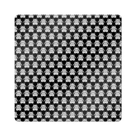 Магнит виниловый Квадрат с принтом Узор 2020 , полимерный материал с магнитным слоем | размер 9*9 см, закругленные углы | black | covid 19 | mask | pandemic | pattern | virus | white | белый | вирус | коронавирус | противогаз | узор | черный | эпидемия
