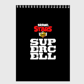 Скетчбук с принтом Разработчик Supercell , 100% бумага
 | 48 листов, плотность листов — 100 г/м2, плотность картонной обложки — 250 г/м2. Листы скреплены сверху удобной пружинной спиралью | brawl stars | logo supercell | supercell | бравл старс | лого supercell | логотип supercell | надпись supercell | название supercell | разработчик  бравл старс | разработчик brawl stars