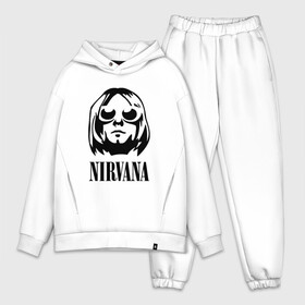 Мужской костюм хлопок OVERSIZE с принтом NIRVANA ,  |  | nirvana | nirvana smells | nirvana smells like | teen spirit | курт кобейн | нирвана | нирвана песни.