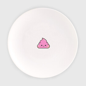 Тарелка с принтом Розовая какашка смайлик , фарфор | диаметр - 210 мм
диаметр для нанесения принта - 120 мм | детский розовый | кавай | кучка | маленький символ | мило | милота | позитив | прикол | пурпурный | розовый | с глазками | сарказм | смайл | шутливый | японский стиль смайлов
