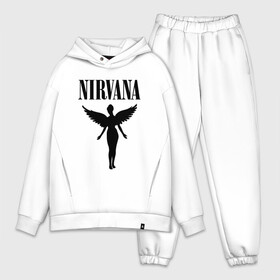 Мужской костюм хлопок OVERSIZE с принтом NIRVANA ,  |  | nirvana | nirvana smells | nirvana smells like | teen spirit | курт кобейн | нирвана | нирвана песни.