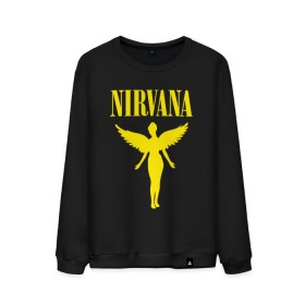 Мужской свитшот хлопок с принтом NIRVANA , 100% хлопок |  | Тематика изображения на принте: nirvana | nirvana smells | nirvana smells like | teen spirit | курт кобейн | нирвана | нирвана песни.