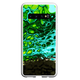 Чехол для Samsung Galaxy S10 с принтом Кислотные разводы краски , Силикон | Область печати: задняя сторона чехла, без боковых панелей | Тематика изображения на принте: doodling | pattern | textures | tiles | абстракция | бирюзовый | градиент | детали | дудлинг | зеленый | капли | кислота | кляксы | коллаж | коричневый | краска | микс | паттерны | полоски | пятна | салатный | смесь