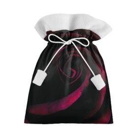 Подарочный 3D мешок с принтом Dark Rose , 100% полиэстер | Размер: 29*39 см | Тематика изображения на принте: art | dark | flower | red | rose | арт | бутон | лепестки | роза | текстура | темный | цветы