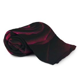 Плед 3D с принтом Dark Rose , 100% полиэстер | закругленные углы, все края обработаны. Ткань не мнется и не растягивается | Тематика изображения на принте: art | dark | flower | red | rose | арт | бутон | лепестки | роза | текстура | темный | цветы